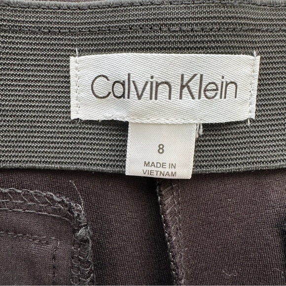 Calvin Klein high-rise pull-on  pants, cropped ankle length, stretchy - Picture 8 of 10